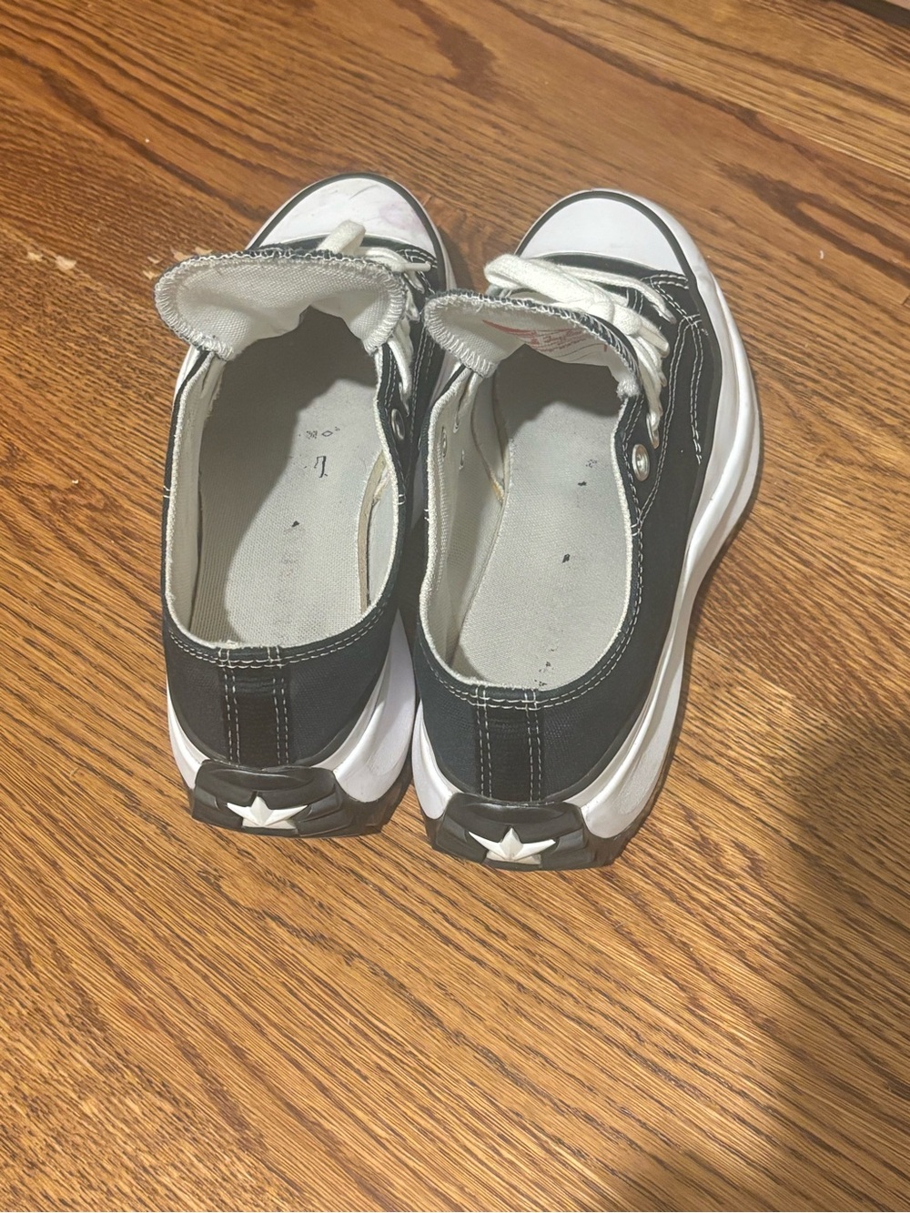 Converse Black and White Low-Top Canvas Sneakers - Picture 3 of 7